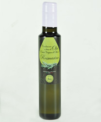 Oil flavored with rosemary