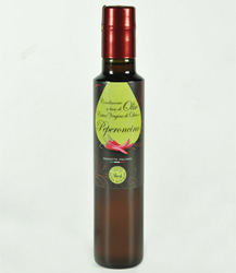 Oil flavored with chili